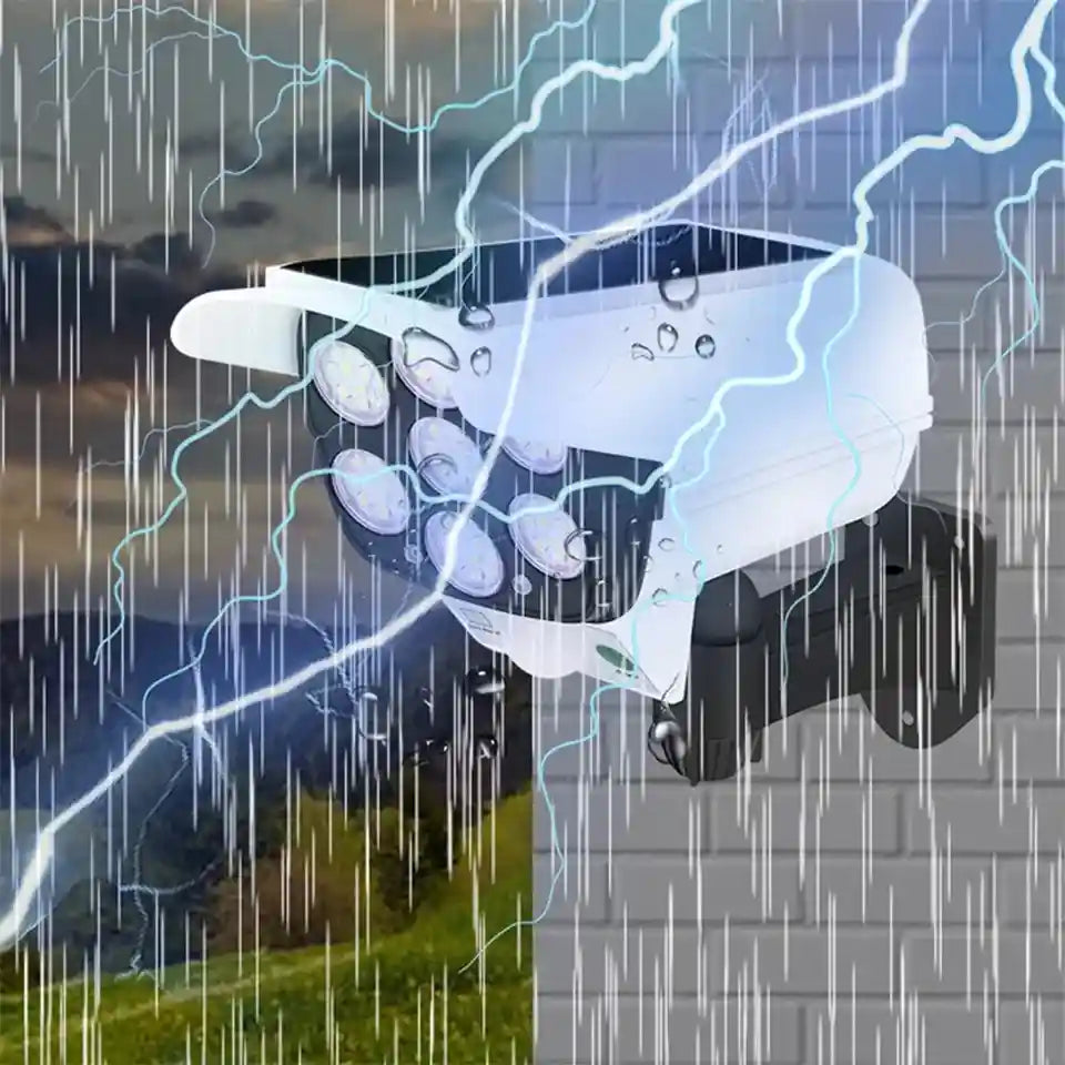 LÁMPARA TIPO CÁMARA SOLAR CON SENSOR